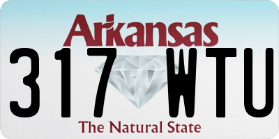 AR license plate 317WTU