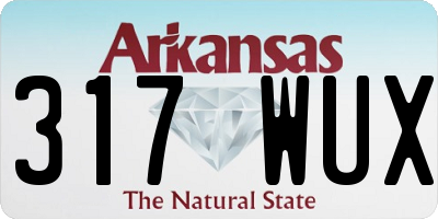 AR license plate 317WUX