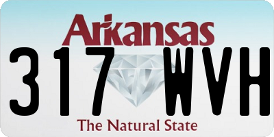 AR license plate 317WVH