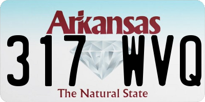 AR license plate 317WVQ