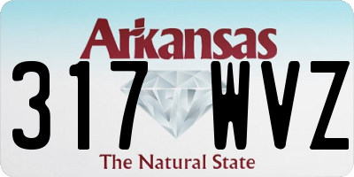 AR license plate 317WVZ