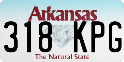 AR license plate 318KPG