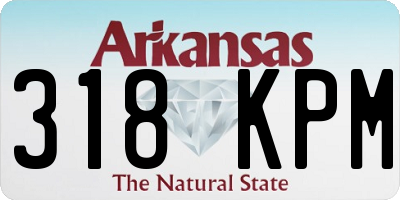 AR license plate 318KPM