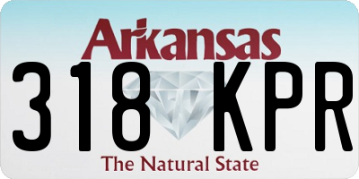 AR license plate 318KPR