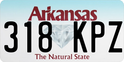 AR license plate 318KPZ