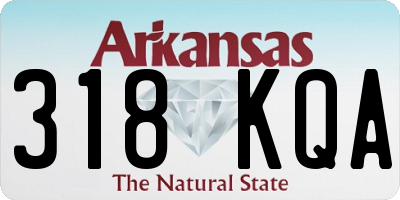 AR license plate 318KQA