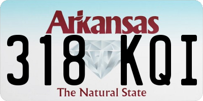 AR license plate 318KQI