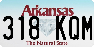 AR license plate 318KQM
