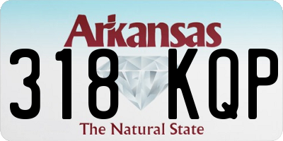 AR license plate 318KQP