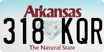 AR license plate 318KQR