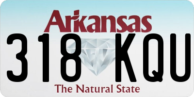 AR license plate 318KQU