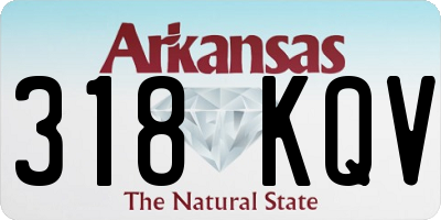AR license plate 318KQV