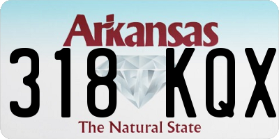AR license plate 318KQX