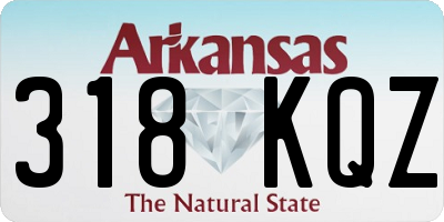 AR license plate 318KQZ