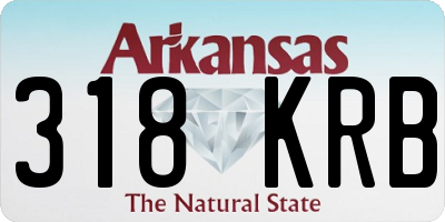 AR license plate 318KRB