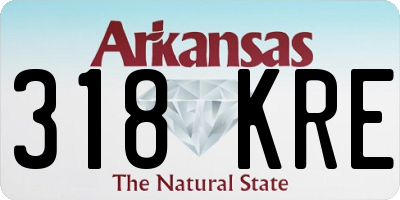 AR license plate 318KRE