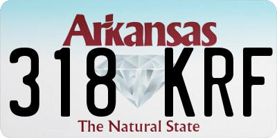 AR license plate 318KRF