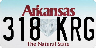 AR license plate 318KRG