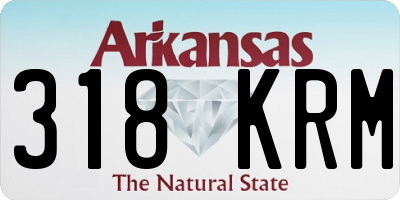 AR license plate 318KRM