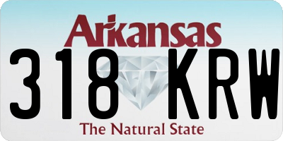 AR license plate 318KRW