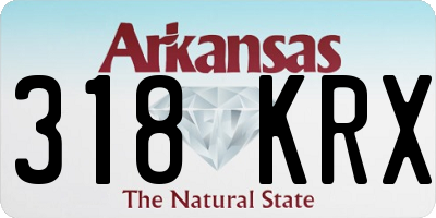 AR license plate 318KRX