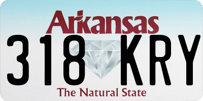 AR license plate 318KRY