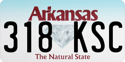 AR license plate 318KSC