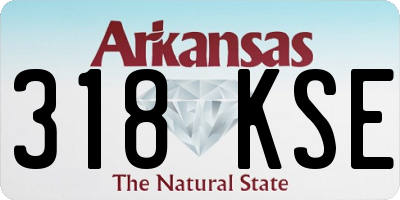 AR license plate 318KSE