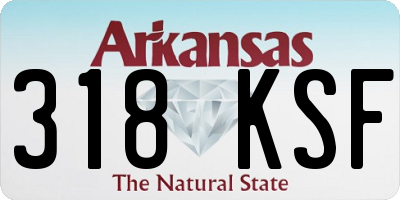 AR license plate 318KSF