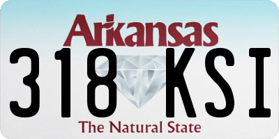 AR license plate 318KSI