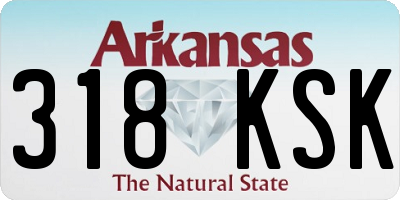 AR license plate 318KSK
