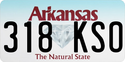 AR license plate 318KSO
