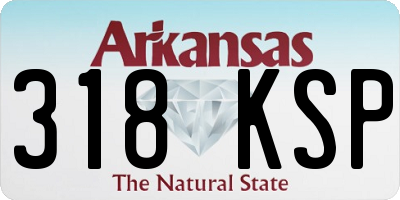 AR license plate 318KSP