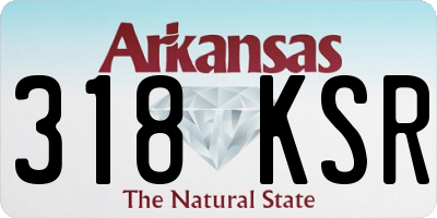 AR license plate 318KSR