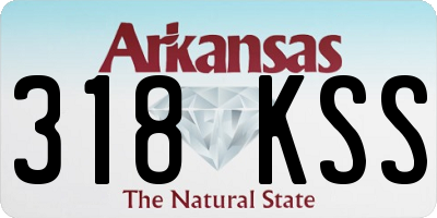 AR license plate 318KSS