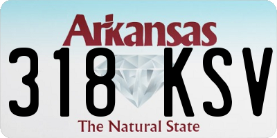 AR license plate 318KSV