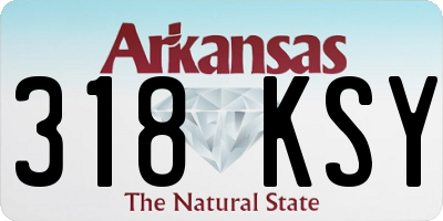 AR license plate 318KSY