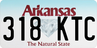 AR license plate 318KTC