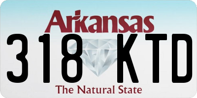 AR license plate 318KTD