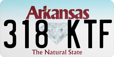 AR license plate 318KTF