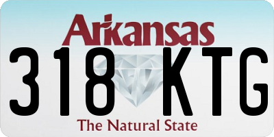 AR license plate 318KTG