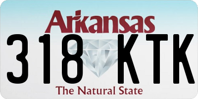 AR license plate 318KTK