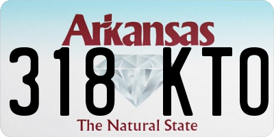 AR license plate 318KTO