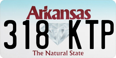 AR license plate 318KTP