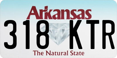 AR license plate 318KTR