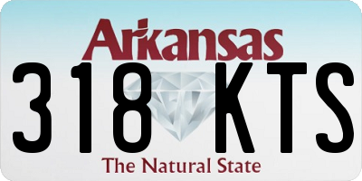 AR license plate 318KTS