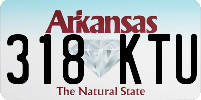 AR license plate 318KTU