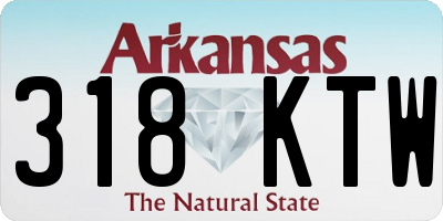 AR license plate 318KTW