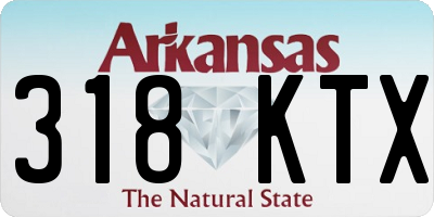 AR license plate 318KTX
