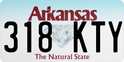 AR license plate 318KTY